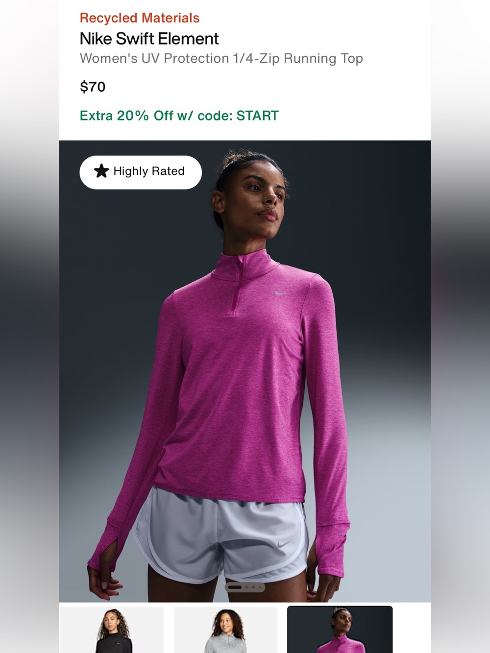 Women’s Nike Running Jacket 💗
